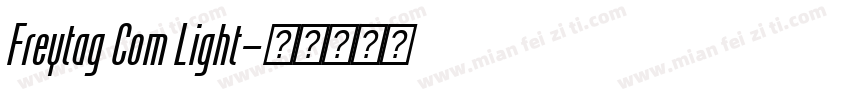 Freytag Com Light字体转换